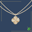 Clover Layered Necklace logo