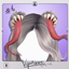 USAGI - Viperinne Hair buns + tongue logo