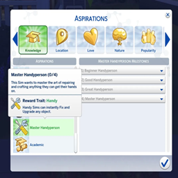 kiarasims  Master Handyperson Aspiration / translation spanish by Monisims