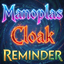 Manoplas Cloak Reminder logo