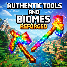 Authentic Tools & Biomes: ReForged! project image
