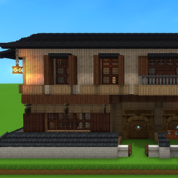 Japanese corner house logo