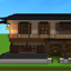 Japanese corner house logo