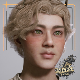 "Pretty Natural" 02 Skin with rosacea  (Males) logo