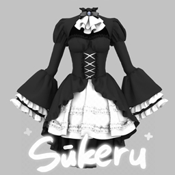 [Sukeru]Gothic dress and mini top hat logo