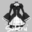 [Sukeru]Gothic dress and mini top hat logo