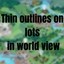 Thin Lot Outlines (World View) logo