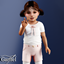 Toddler - Soft summer outfit with bow logo