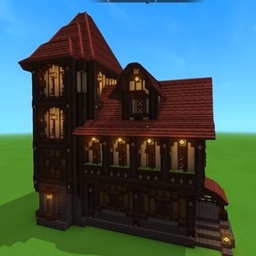 Medieval House with Tower logo