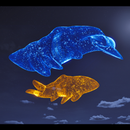 Cyberpunk Hologram Fish Set logo