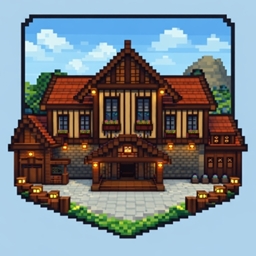 Wooden Mansion Base logo