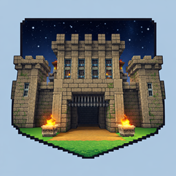 Simple Fortress / Castle Base EASY BUILD logo