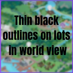 Thin Black Lot Outlines (World View) logo