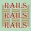 Rails Rails Rails logo