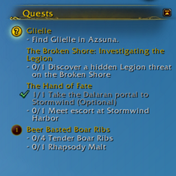 Auto Track Zone Quests