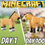 Cosmic Equestrian's 100 Day Horse Challenge logo