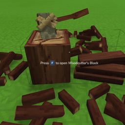 Woodcutter makes Sticks logo