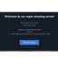 Welcome Message UI logo