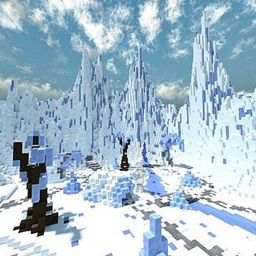 Snow/Ice Themed Map/Arena logo