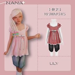 NANA7 - (Lily) Jeans Shorts Set