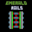 Emerald Rails logo