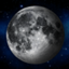 Realistic Sun and Moon logo