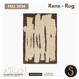 Sims4Luxury - Fall - Rene - Rug logo