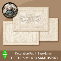 Fluffy Art Deco Rectanrular Dance Rug #2 Samtuse963 project image