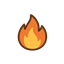 low screen fire logo