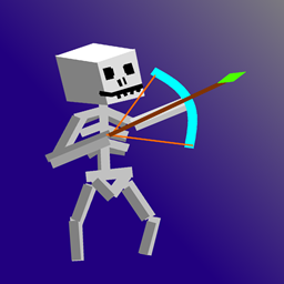 Skeleton Uses Custom Bow logo