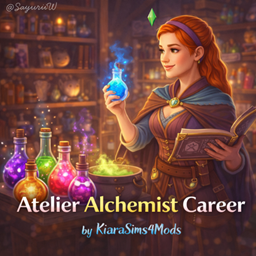 Atelier Alchemist Career by KiaraSims4Mods - Tradução PTBR