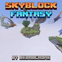 Skyblock fantasy logo