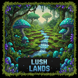 Lush Lands 🍃 logo