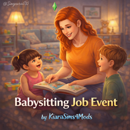 Babysitting Job Event by KiaraSims4Mods - Tradução PTBR