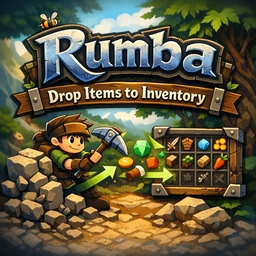 Rumba - Drop items to inventory logo