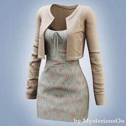 Sweet bloom knit set logo