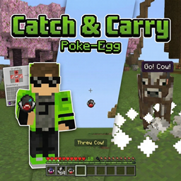 Catch & Carry "catch mobs using pokemon egg"  [ACHIEVEMENT FRIENDLY] logo