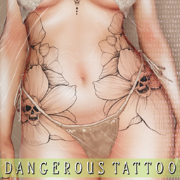 Dangerous Flower Tattoo logo