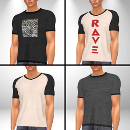 MEN TSHIRT SET / 4 ITEMS logo