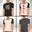 MEN TSHIRT SET / 4 ITEMS logo