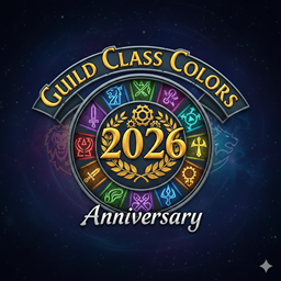 Guild Class Colors BCC Anniversary logo