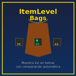 Simple Item Level bag & profile logo