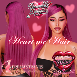 Heart Me Hair | Dangerous Desires logo