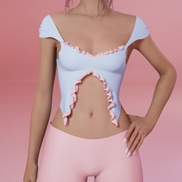 Ruffle Open Top logo