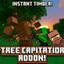 Tree Capitator "break the whole tree with one click" logo