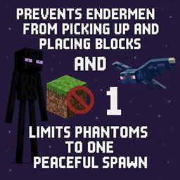 No Enderman Griefing & No Phantom Attacks (Achievement friendly) logo
