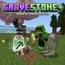 GraveStone+ Secure your items after Death logo