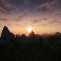 🌿 Jungle Panorama: Cool main menu logo