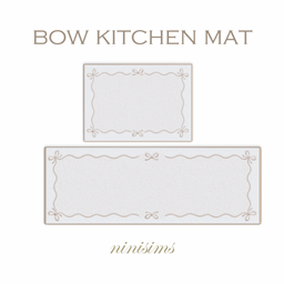 Bow Kitchen Mat Set