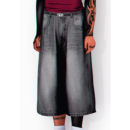 🔥 Ash Denim Bermuda (Belt) 🔥 logo